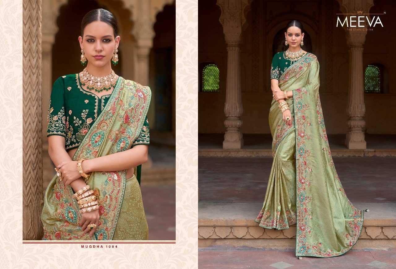 YNF ORGANZA SILK MEEVA KESH235 MUGDA CLOTHING BRANDS WHOLESALE SAREES MANUFACTURER