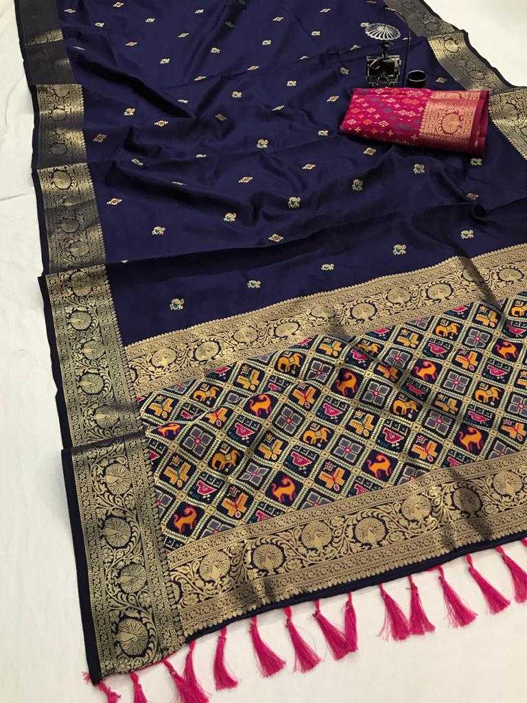 YNF PATOLA SILK KESH182 SELTOS SILK SAREES WHOLESALE PATOLA ZARI BORDER SILK KANCHIPURAM SILK SAREES MANUFACTURER