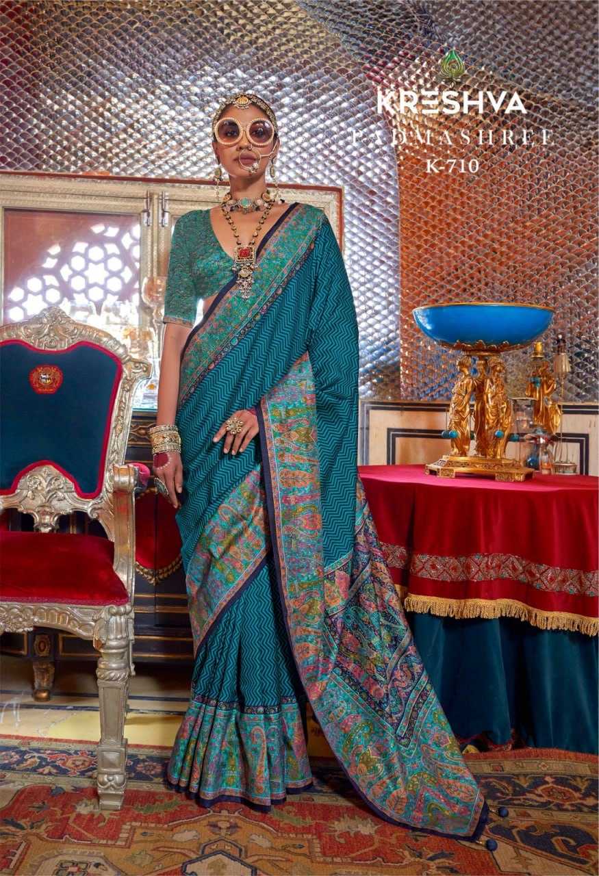 YNF PURE SILK KESH113 PADMASHREE CLOTHING BRANDS WHOLESALE KRESHVA SAREES MANUFACTURER