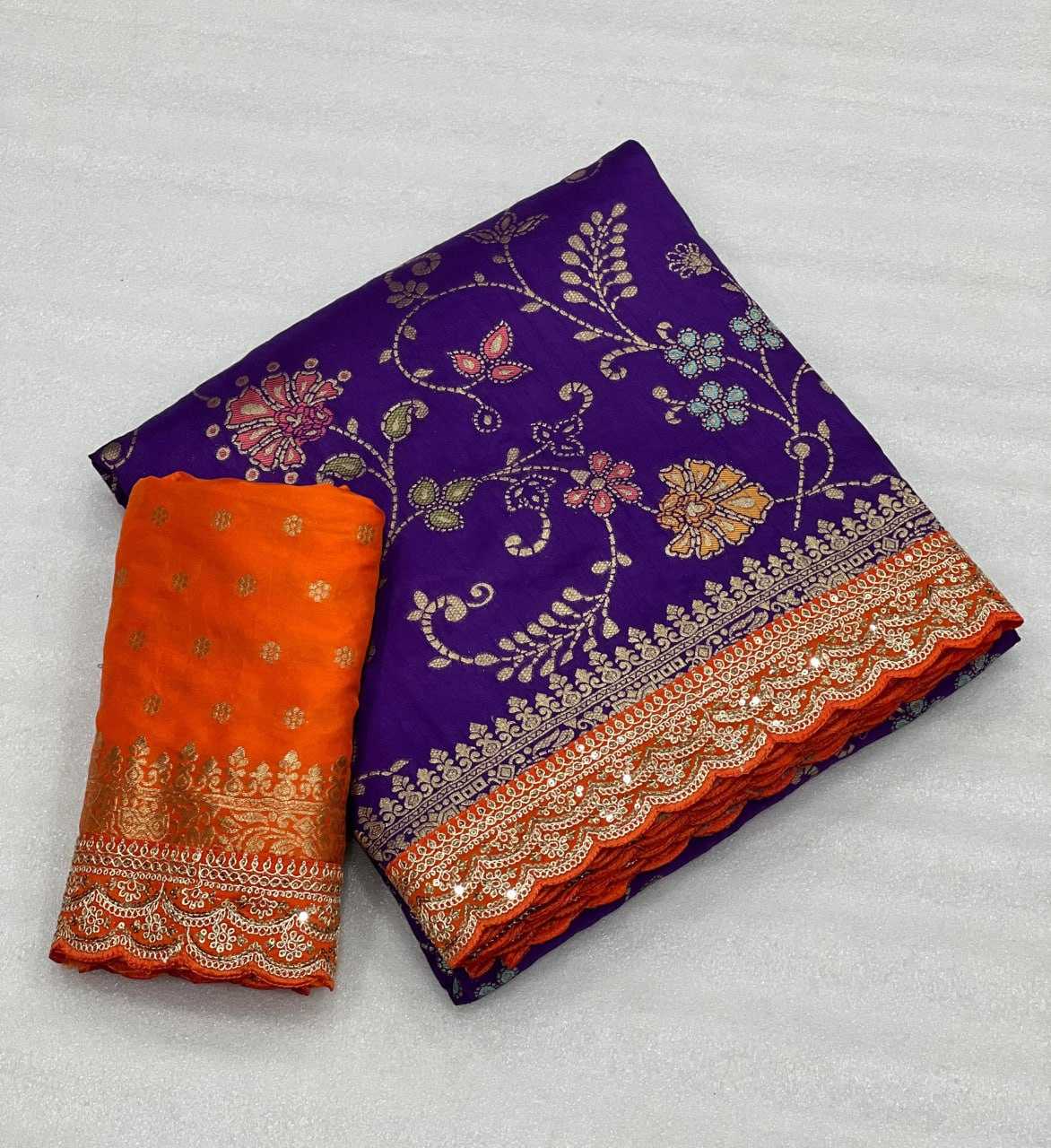 YNF SOFT DOLA KESH107 RNNC63 SAREES WHOLESALE DOLA SILK PURE ZARI SILK EMBROIDERED SILK SAREES MANUFACTURER