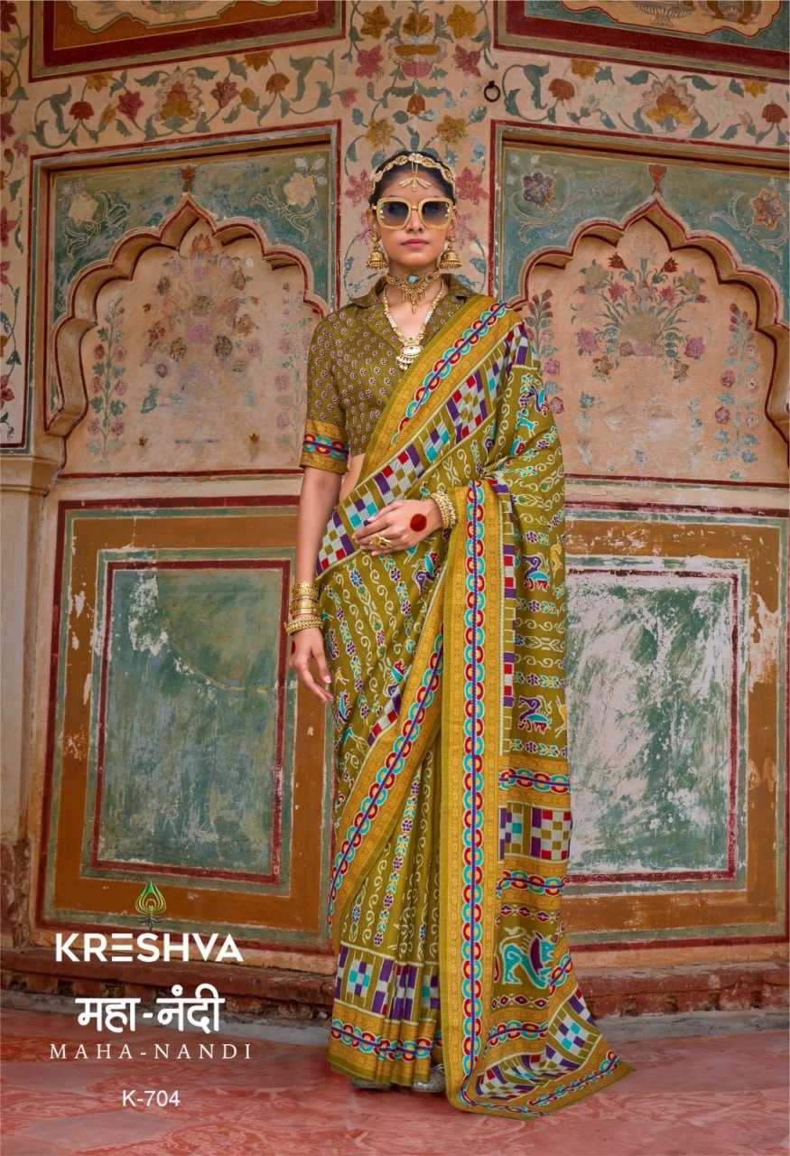 YNF SOFT SILK KESH113 MAHANANDI CLOTHING BRANDS WHOLESALE KRESHVA SAREES MANUFACTURER