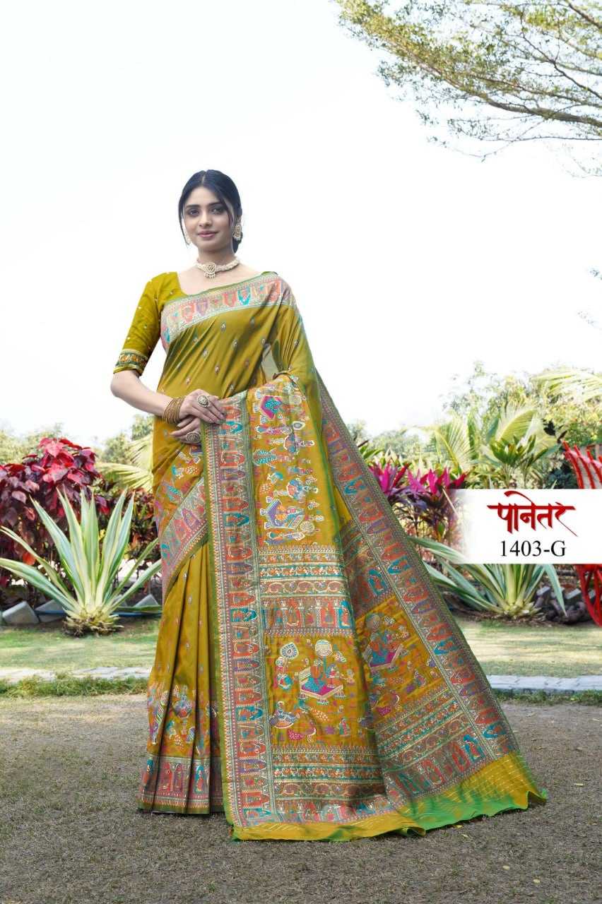 YNF SOFT SILK KESH113 Panetar CLOTHING BRANDS WHOLESALE SANJANA DESIGNWEAR SAREES MANUFACTURER