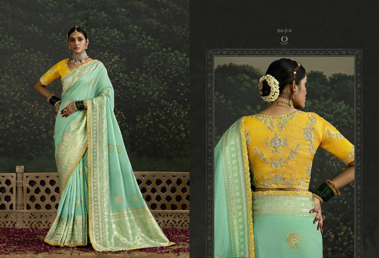 YNF SOFT SILK KIMORA KESH235 BAISA CLOTHING BRANDS WHOLESALE SAREES MANUFACTURER