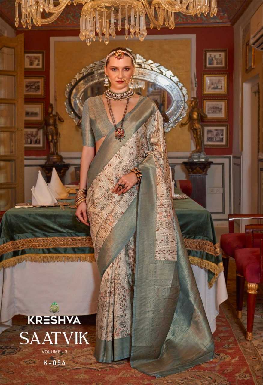 YNF TUSSAR SILK KESH113 SAATVIK-3 CLOTHING BRANDS WHOLESALE KRESHVA SAREES MANUFACTURER