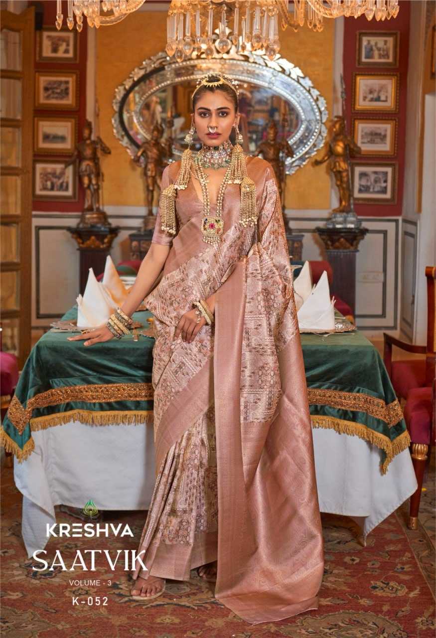 YNF TUSSAR SILK KESH113 SAATVIK-3 CLOTHING BRANDS WHOLESALE KRESHVA SAREES MANUFACTURER