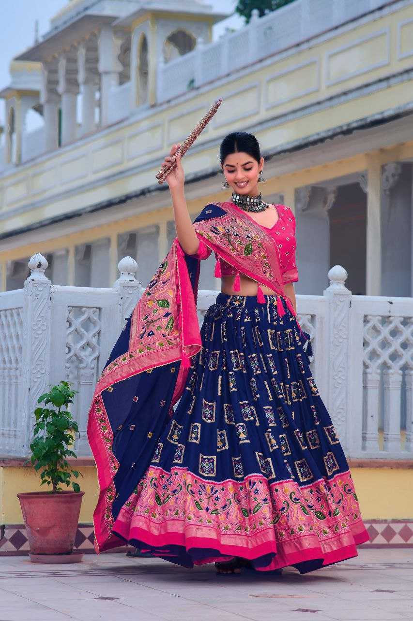 YNF TUSSAR SILK KESH187 Mor LEHENGAS WHOLESALE SILK TRADITIONAL PRINTED BANARASI LEHENGA WITH DUPTTA WEDDING LEHENGAS MANUFACTURER