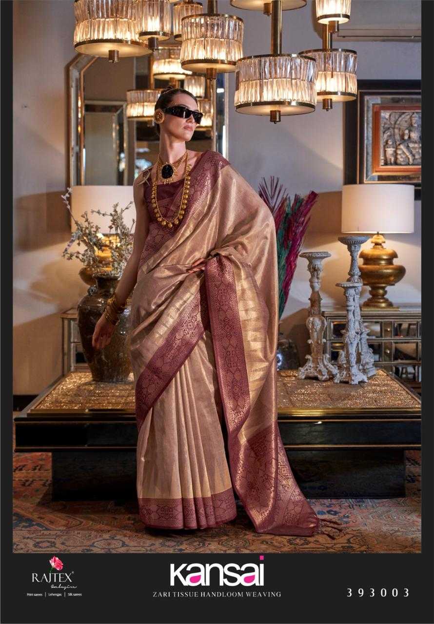 YNF TUSSAR SILK KESH235 393000 SERIES CLOTHING BRANDS WHOLESALE RAJ TEX SAREES MANUFACTURER