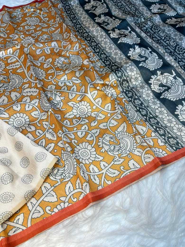 YNF TUSSAR SILK RIN182 RUN107 SILK SAREES WHOLESALE SOFT SILK TUSSAR SILK PRINTED SILK SAREES MANUFACTURER