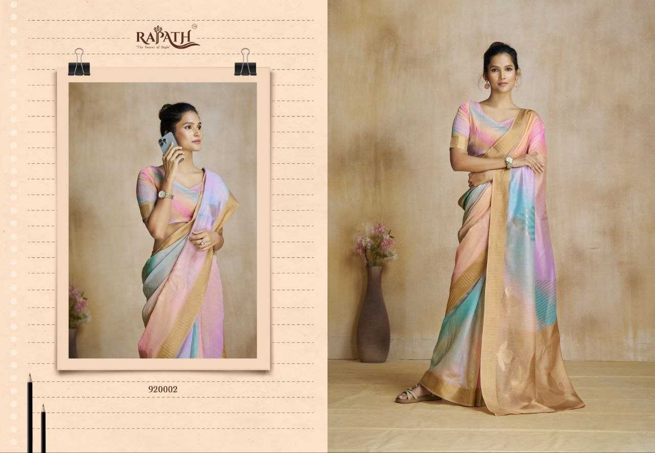 YNF ART SILK RAJPATH RIN195 Watermelon Silk CLOTHING BRANDS WHOLESALE SAREES MANUFACTURER