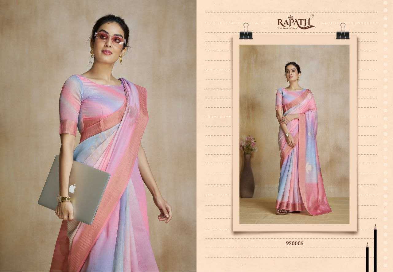 YNF ART SILK RAJPATH RIN195 Watermelon Silk CLOTHING BRANDS WHOLESALE SAREES MANUFACTURER