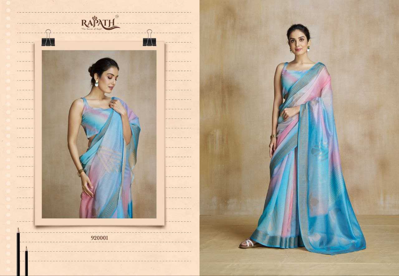 YNF ART SILK RAJPATH RIN195 Watermelon Silk CLOTHING BRANDS WHOLESALE SAREES MANUFACTURER