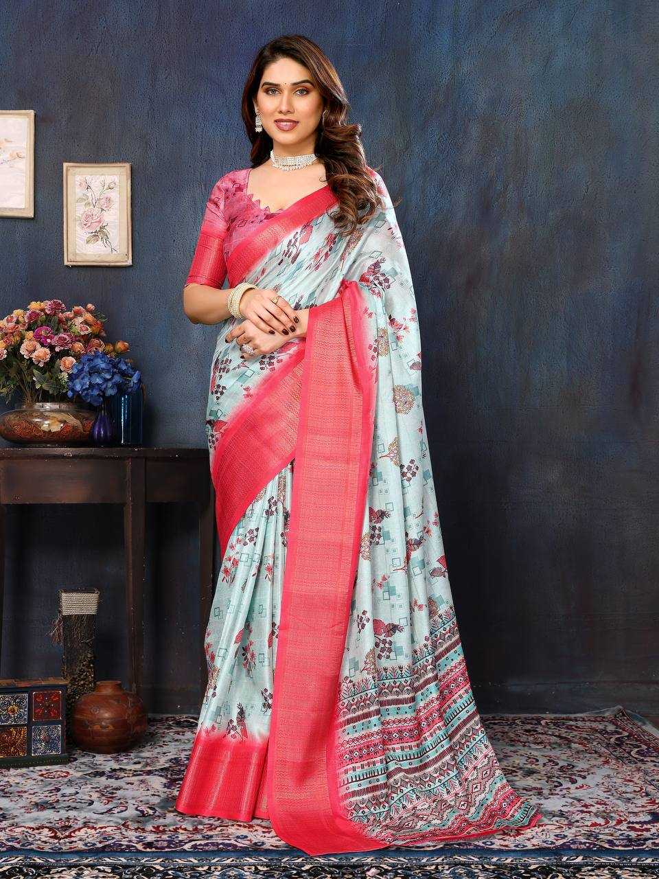 YNF BANARASI SOFT SILK KESH245 RNF12 SAREES WHOLESALE BANARASI SILK PRINTED SILK COTTON SILK SAREES MANUFACTURER