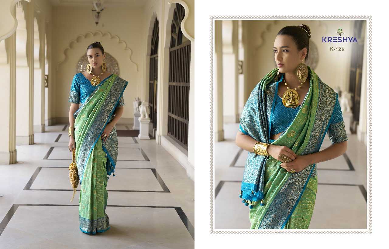 YNF BANARASIL SOFT SILK KRESHVA KESH235 RUPALI CLOTHING BRANDS WHOLESALE SAREE MANUFACTURER
