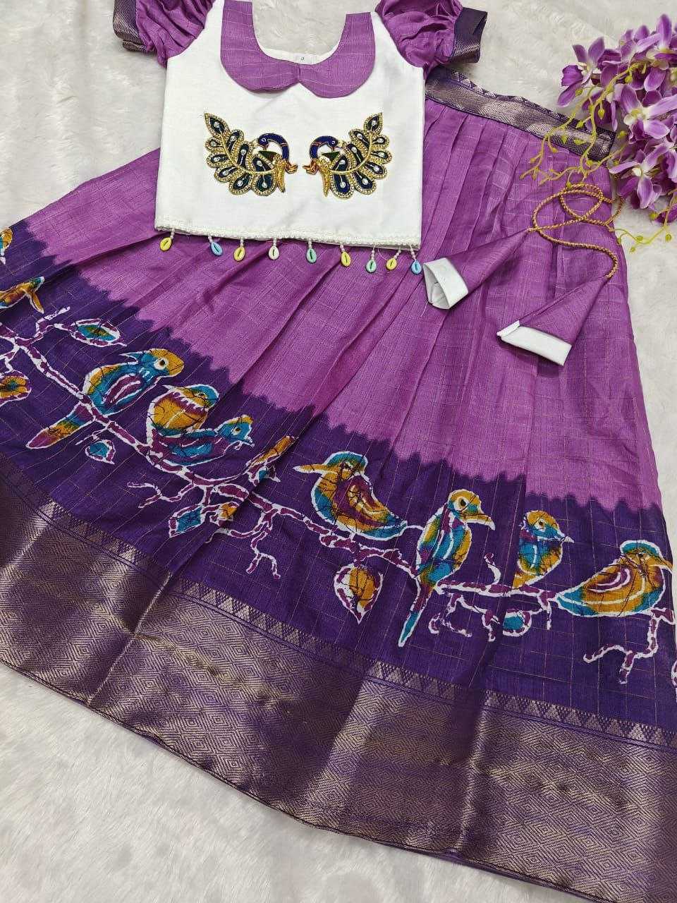 YNF BANGALORI SILK KESH189 VET21KIDS WEAR WHOLESALE KIDS LEHENGA TRADITIONAL OUTFITS KIDS LEHENGA FESTIVE WEAR KIDS WEDDING OUTFITS MANUFACTURER