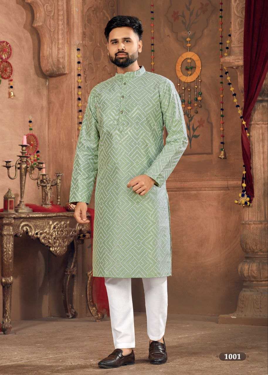 YNF BANGLORI SILK KESH246 ROYAL MEN V-8 MENS WEAR WHOLESALE SILK KURTA EMBROIDERED KUTRA PAJAMA MANUFACTURER