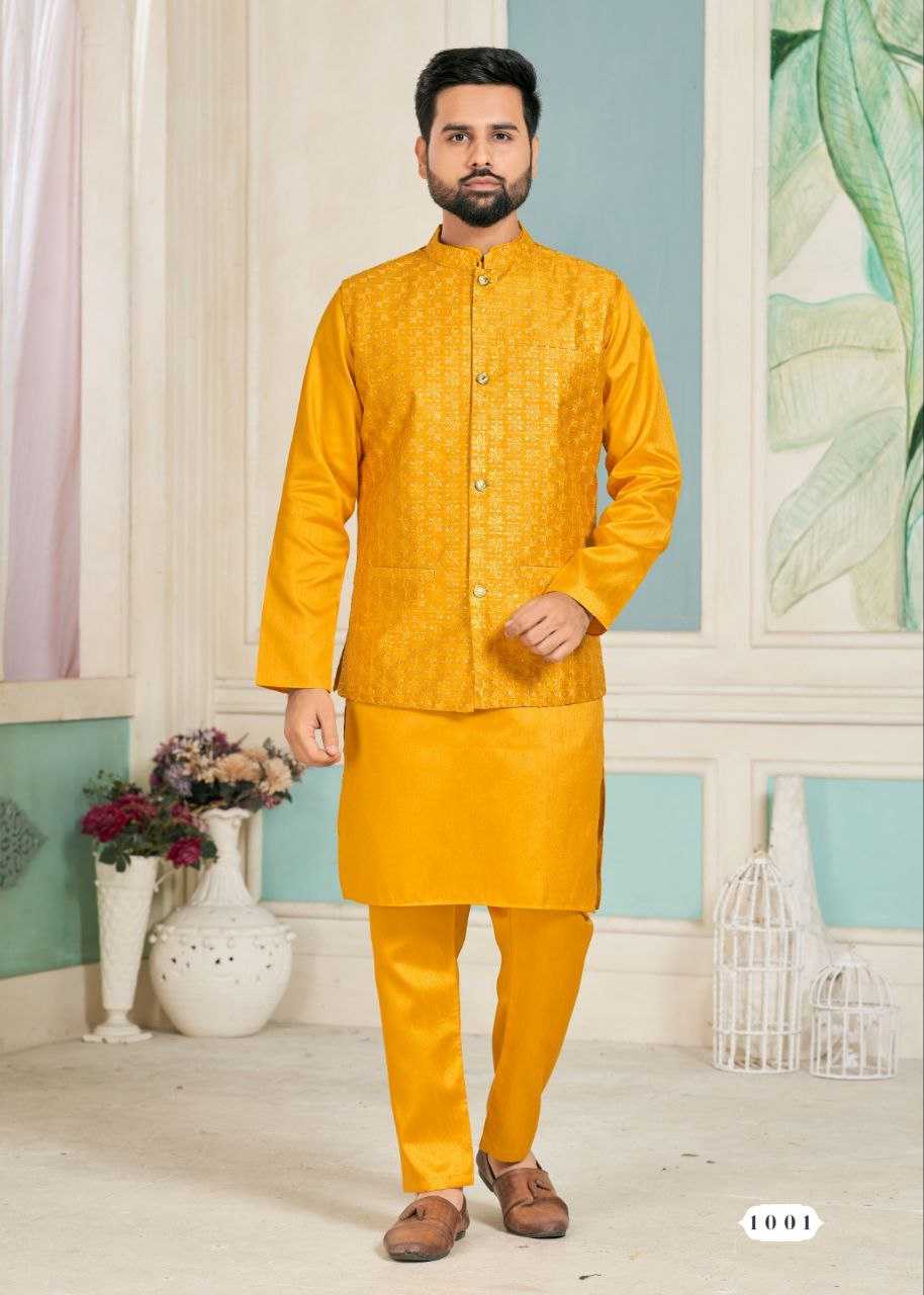 YNF BANGLORI SILK KESH246 SWAYAMVAR WHOLESALE MENS WEAR PATHANI SUIT SILK KURTA MANUFACTURER