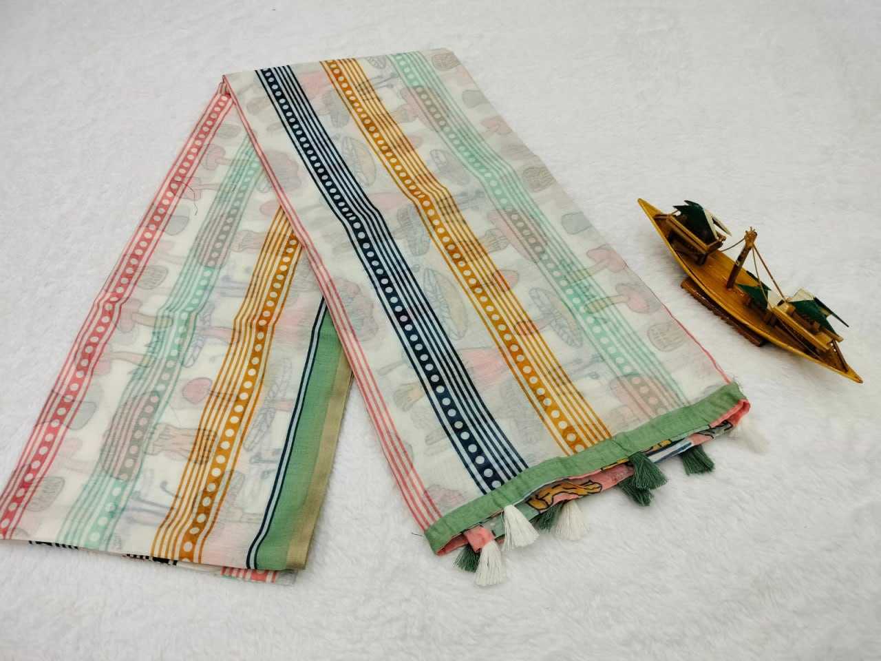 YNF CHANDERI COTTON KESH131 Chanderi Cotton SAREES WHOLESALE PRINTED COTTON SEQUENCE OFFICE WEAR SAREES MANUFACTURER