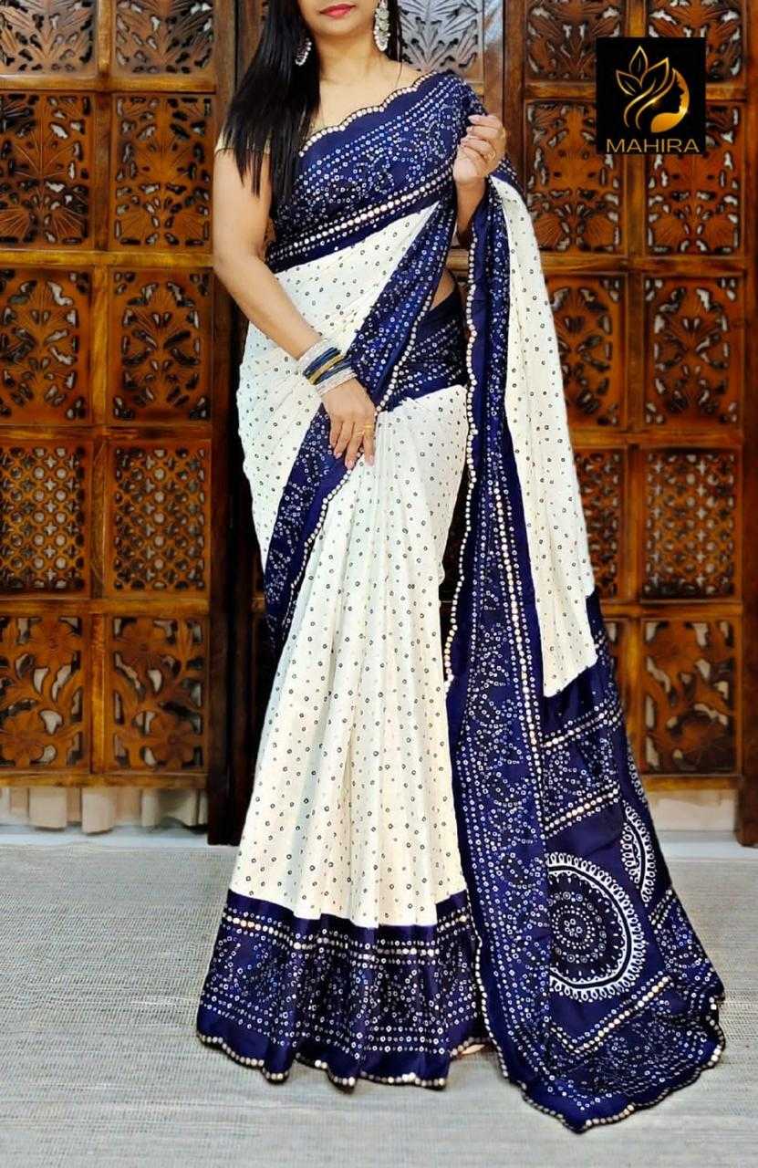 YNF CHIFFON KESH261 KTS04 SAREES WHOLESALE EMBROIDERED CHIFFON BANDHANI SAREES MANUFACTURER