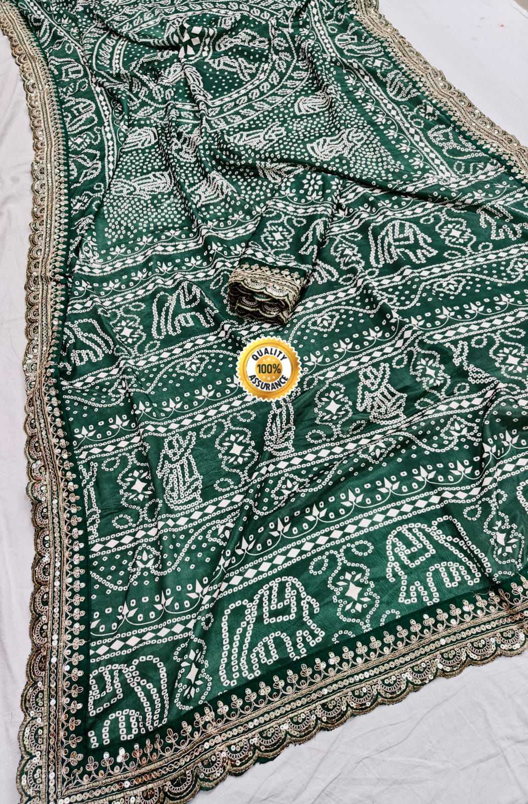 YNF CHINON KESH285 ADS01 SAREE WHOLESALE BANDHANI DESIGNER FANCY SAREE MANUFACTURER