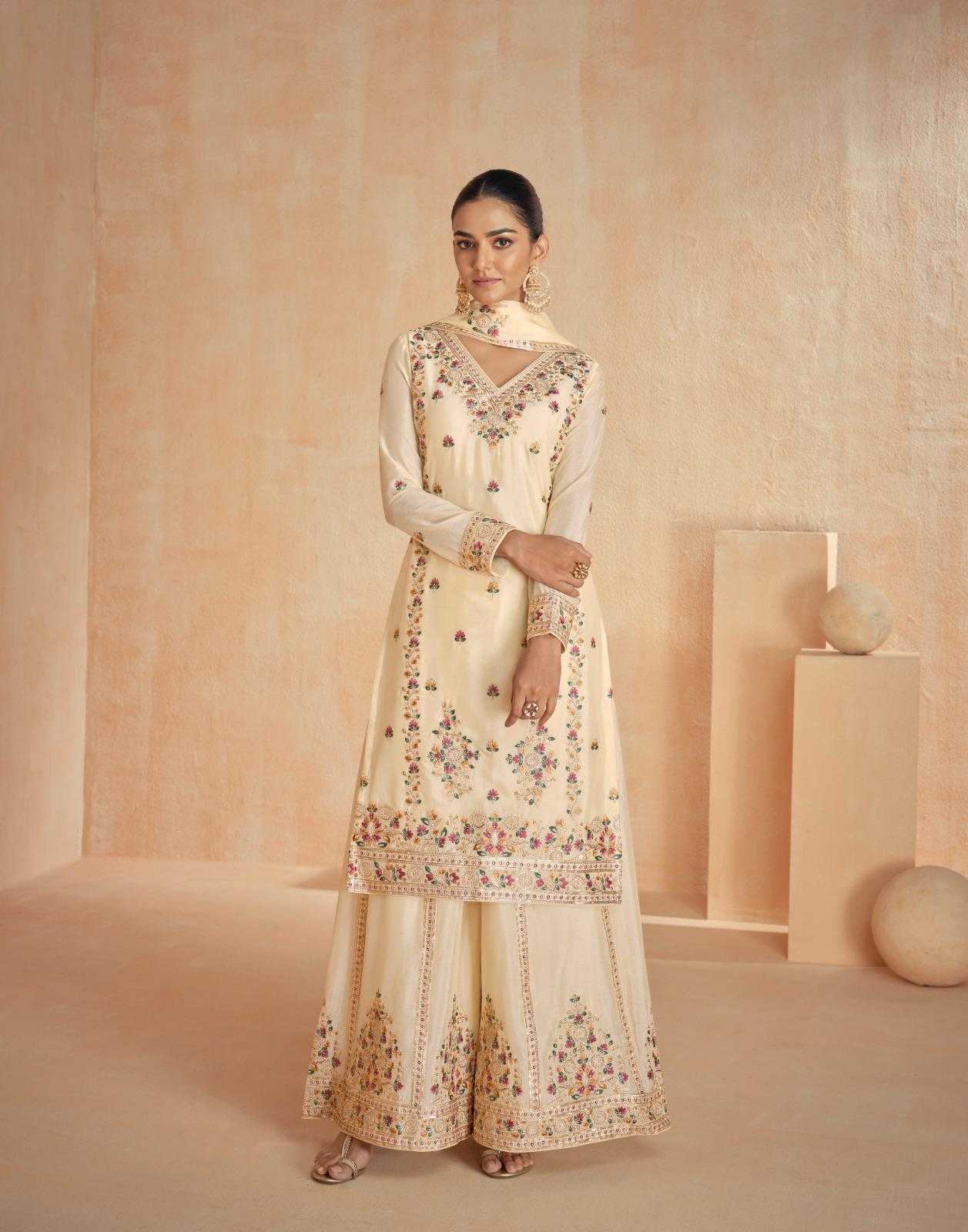 YNF CHINON SILK AASHIRWAD KESH233 RINAAZ CLOTHING BRANDS WHOLESALE SUITS MANUFACTURER
