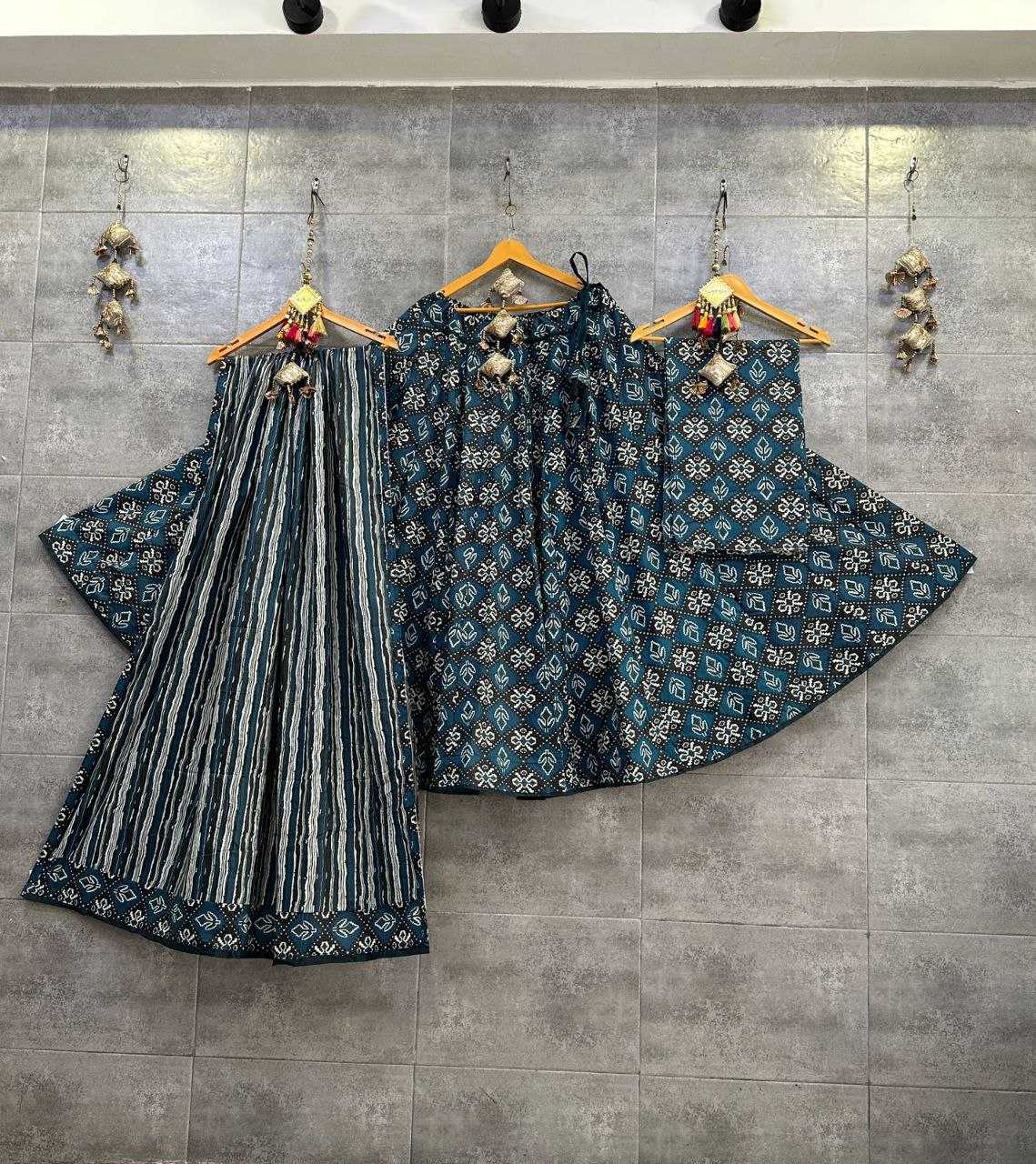 YNF COTTON KESH179 AHB119 LEHENGAS WHOLESALE TRADITIONAL PRINTED CHANIYTA CHOLI LEHENGAS MANUFACTURER