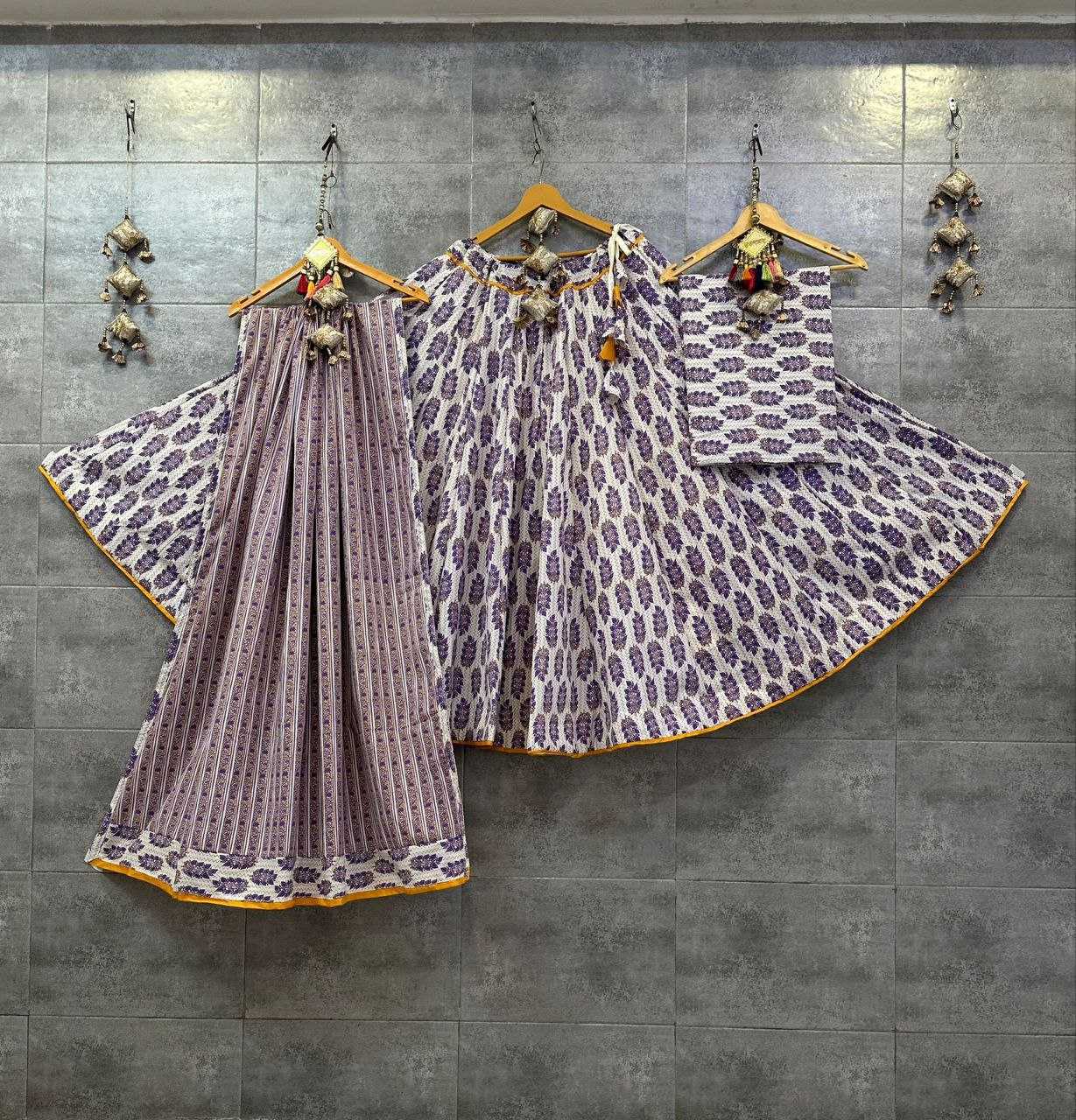 YNF COTTON KESH179 AHB119 LEHENGAS WHOLESALE TRADITIONAL PRINTED CHANIYTA CHOLI LEHENGAS MANUFACTURER