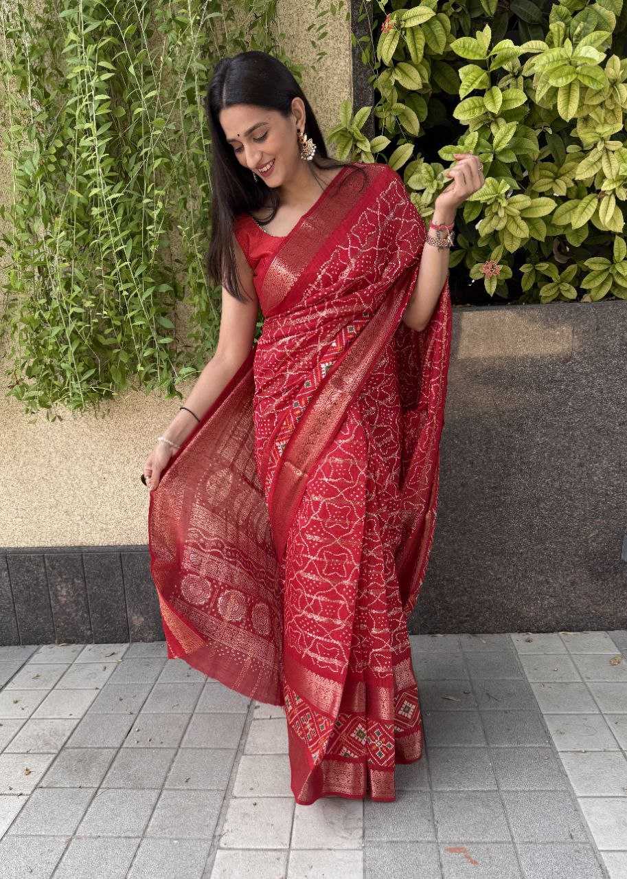 YNF COTTON SILK KESH117 RWC29 SAREES WHOLESALE COTTON RED SILK ZARI BORDER SAREES MANUFACTURER