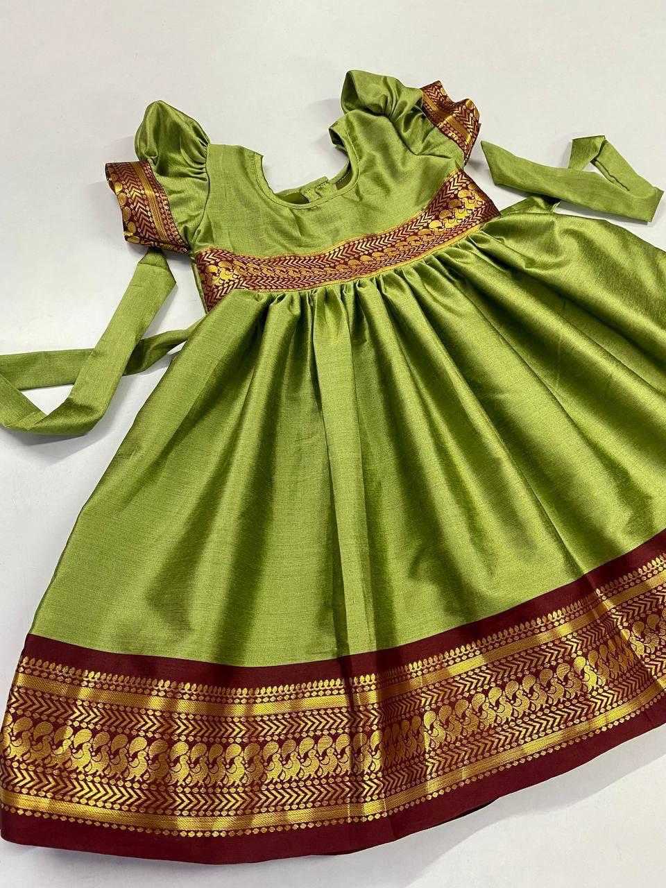 YNF COTTON SILK RIN192 8056 KIDS WEAR WHOLESALE KIDS FROCKS KIDS ETHIC WEAR KIDS FESTIVE WEAR KIDS KIDS PARTY WEAR ETHNIC MANUFACTURER