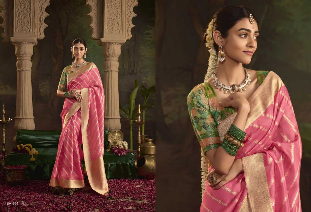YNF CRAPE SILK KIMORA KESH235 RAAS CLOTHING BRANDS WHOLESALE SAREE MANUFACTURER