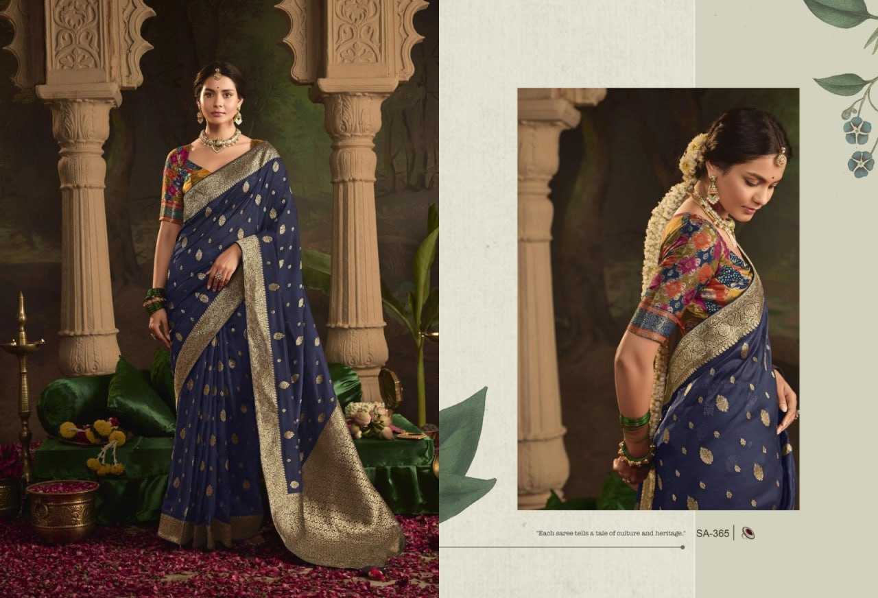 YNF CRAPE SILK KIMORA KESH235 RAAS CLOTHING BRANDS WHOLESALE SAREE MANUFACTURER