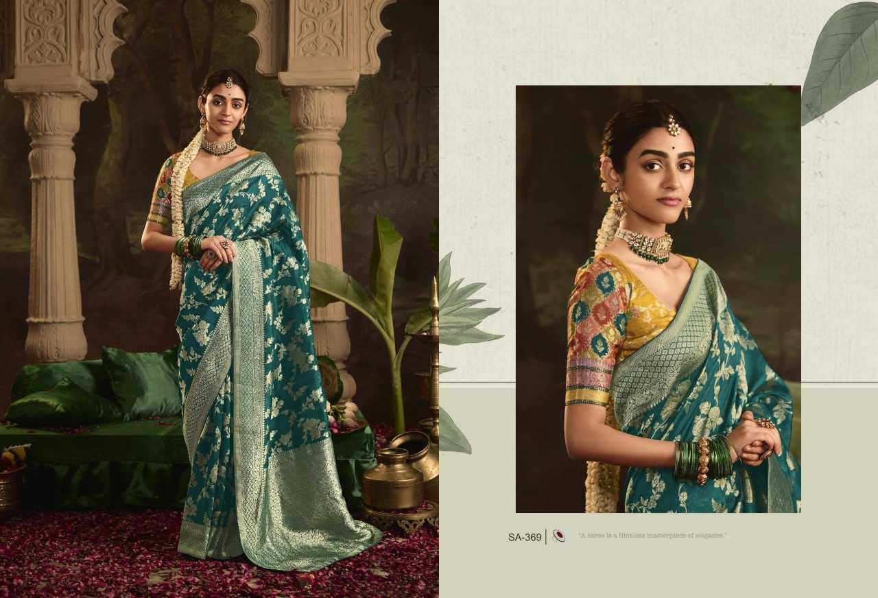YNF CRAPE SILK KIMORA KESH235 RAAS CLOTHING BRANDS WHOLESALE SAREE MANUFACTURER