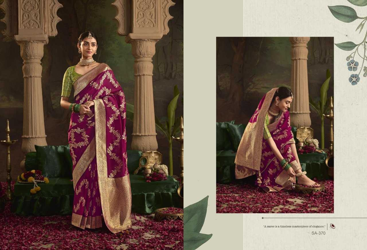 YNF CRAPE SILK KIMORA KESH235 RAAS CLOTHING BRANDS WHOLESALE SAREE MANUFACTURER