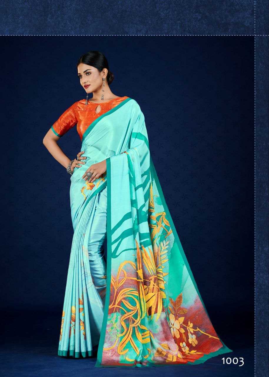 YNF CREPE JIVORA RIN195 Roma CLOTHING BRANDS WHOLESALE SAREES MANUFACTURER