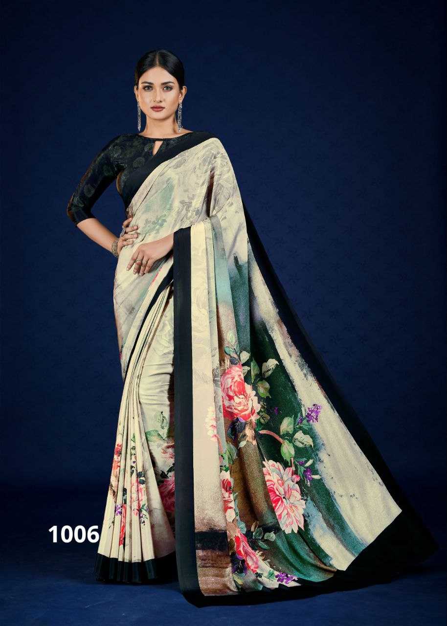 YNF CREPE JIVORA RIN195 Roma CLOTHING BRANDS WHOLESALE SAREES MANUFACTURER