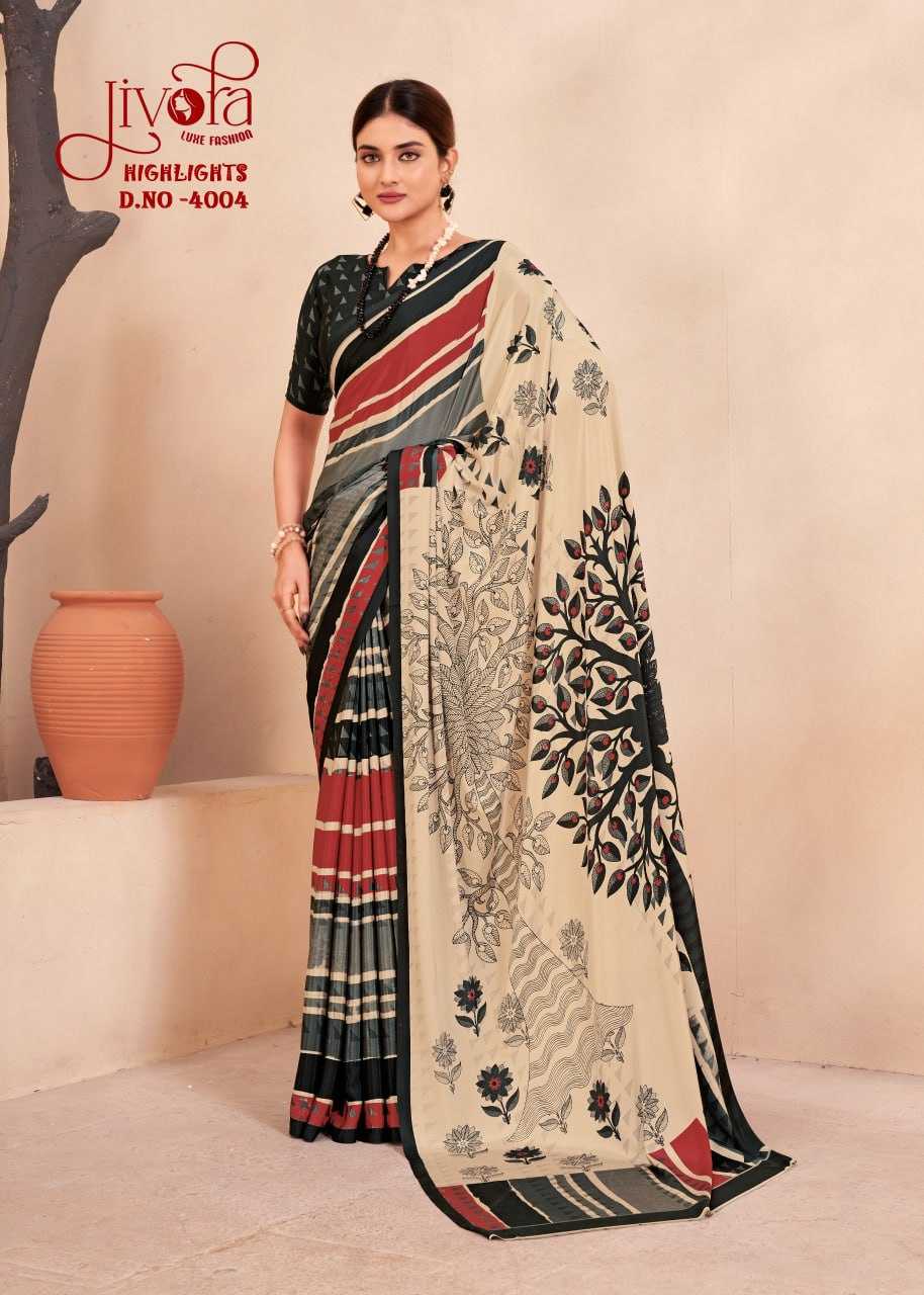 YNF CREPE SILK JIVORA KESH113 Highlight CLOTHING BRANDS WHOLESALE SAREES MANUFACTURER