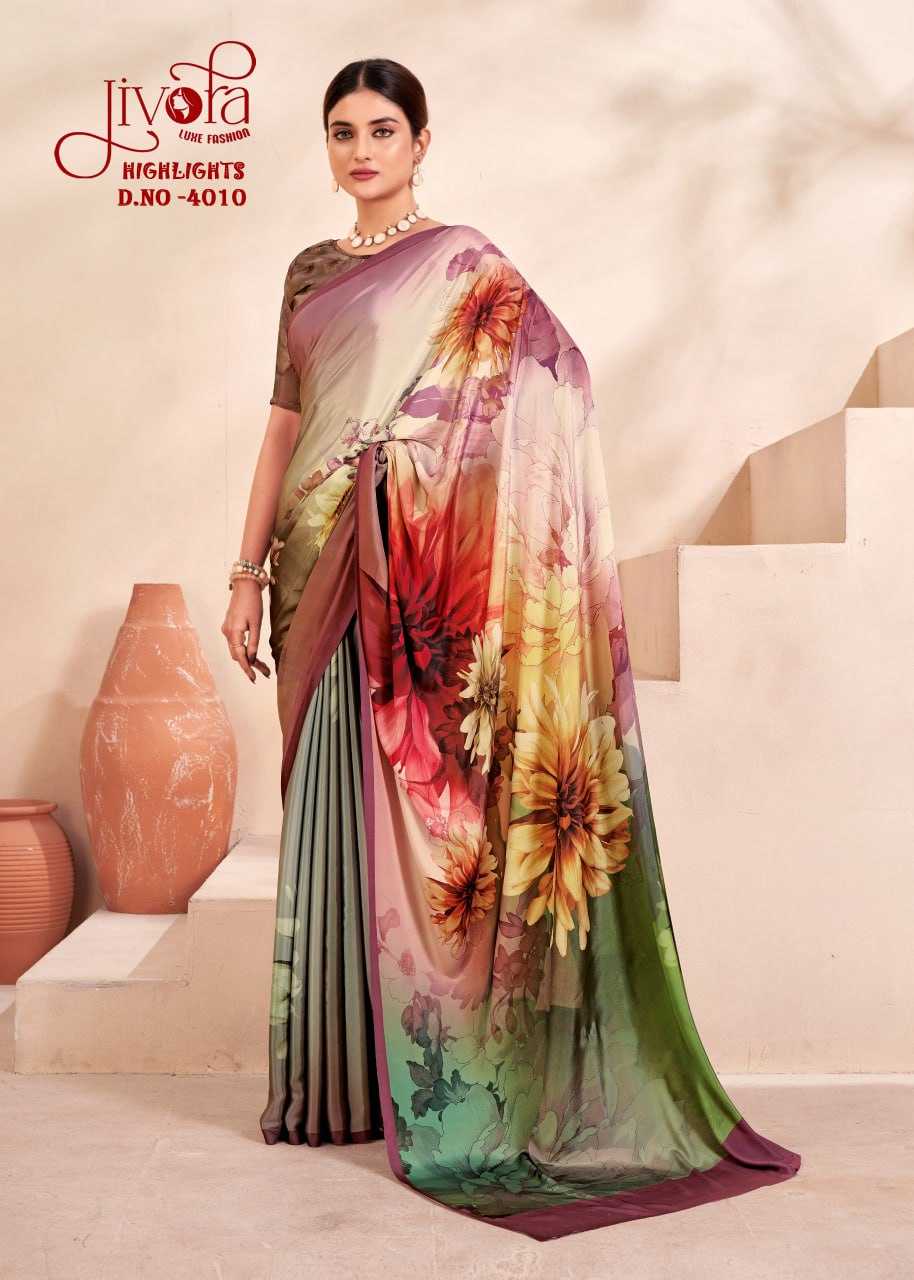 YNF CREPE SILK JIVORA KESH113 Highlight CLOTHING BRANDS WHOLESALE SAREES MANUFACTURER