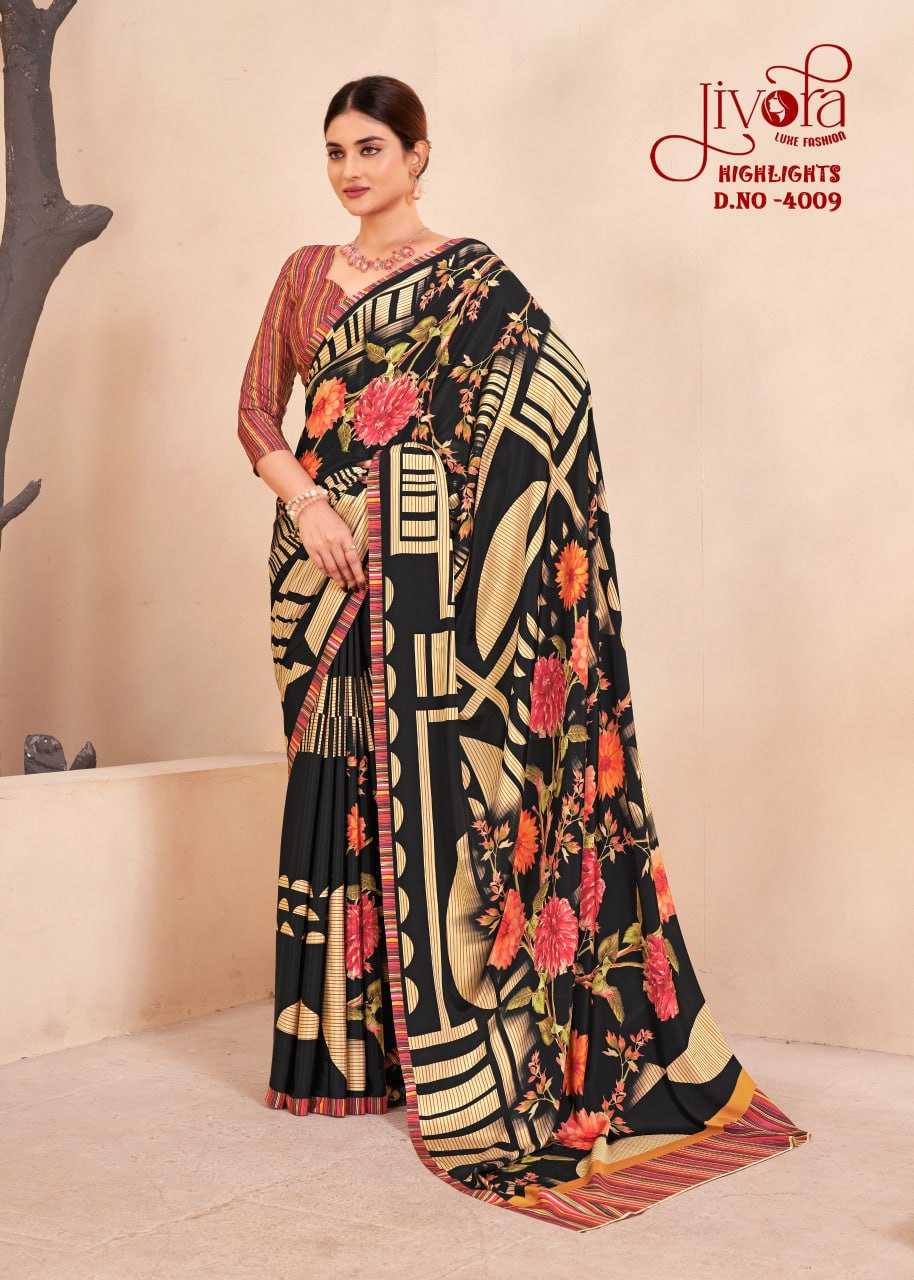 YNF CREPE SILK JIVORA KESH113 Highlight CLOTHING BRANDS WHOLESALE SAREES MANUFACTURER
