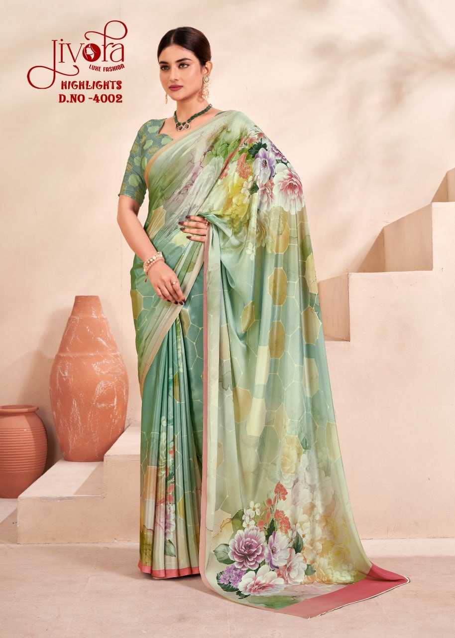 YNF CREPE SILK JIVORA KESH113 Highlight CLOTHING BRANDS WHOLESALE SAREES MANUFACTURER