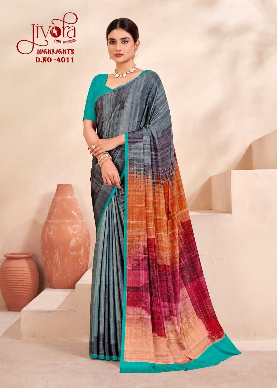 YNF CREPE SILK JIVORA KESH113 Highlight CLOTHING BRANDS WHOLESALE SAREES MANUFACTURER
