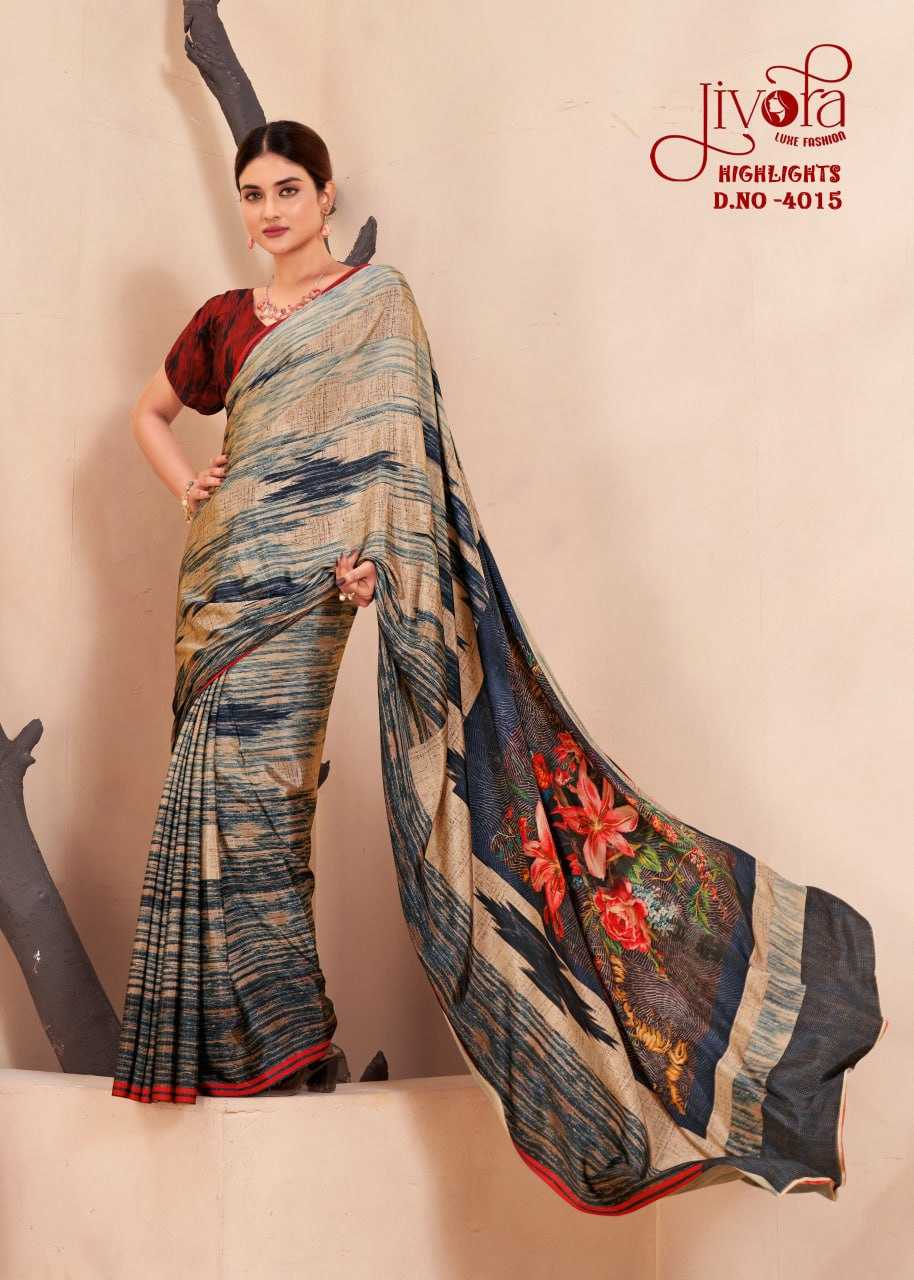 YNF CREPE SILK JIVORA KESH113 Highlight CLOTHING BRANDS WHOLESALE SAREES MANUFACTURER