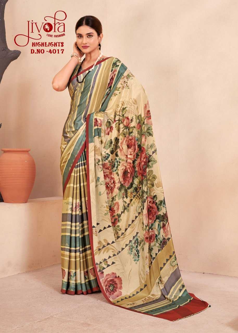YNF CREPE SILK JIVORA KESH113 Highlight CLOTHING BRANDS WHOLESALE SAREES MANUFACTURER