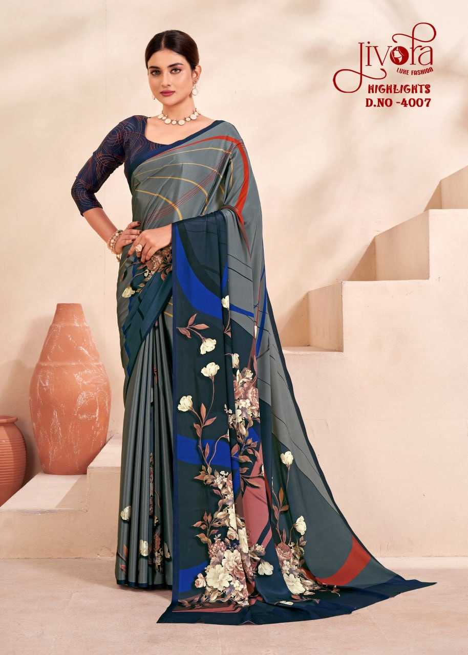 YNF CREPE SILK JIVORA KESH113 Highlight CLOTHING BRANDS WHOLESALE SAREES MANUFACTURER