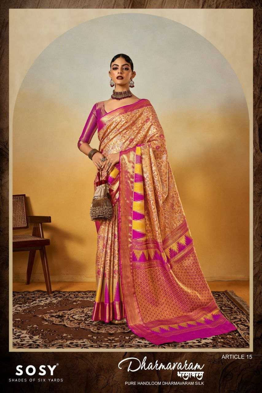 YNF DHARMAVARAM SILK SOSY RIN195 Dharmavaram CLOTHING BRANDS WHOLESALE SAREES MANUFACTURER