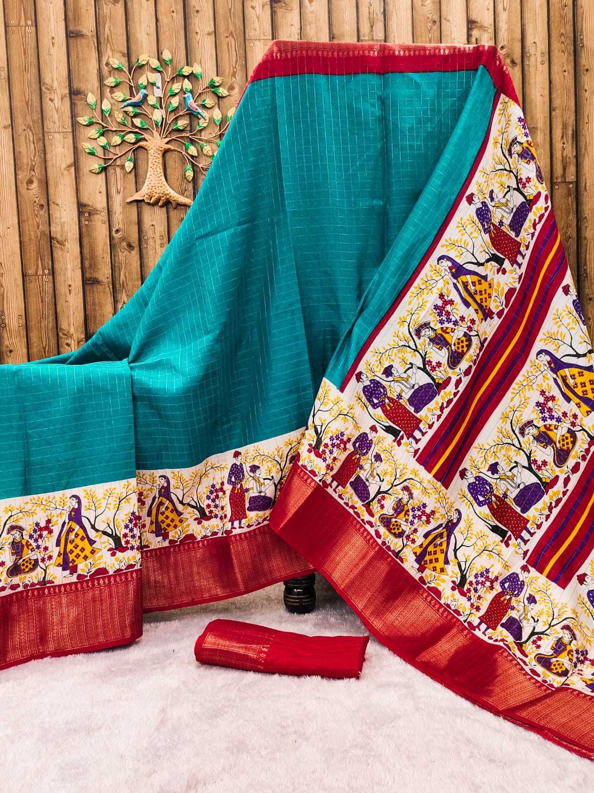 YNF DOLA SILK RIN149 MKD160 SILK SAREES WHOLESALE DOLA SILK ZARI BORDER SILK KALAMKARI SILK SAREES MANUFACTURER