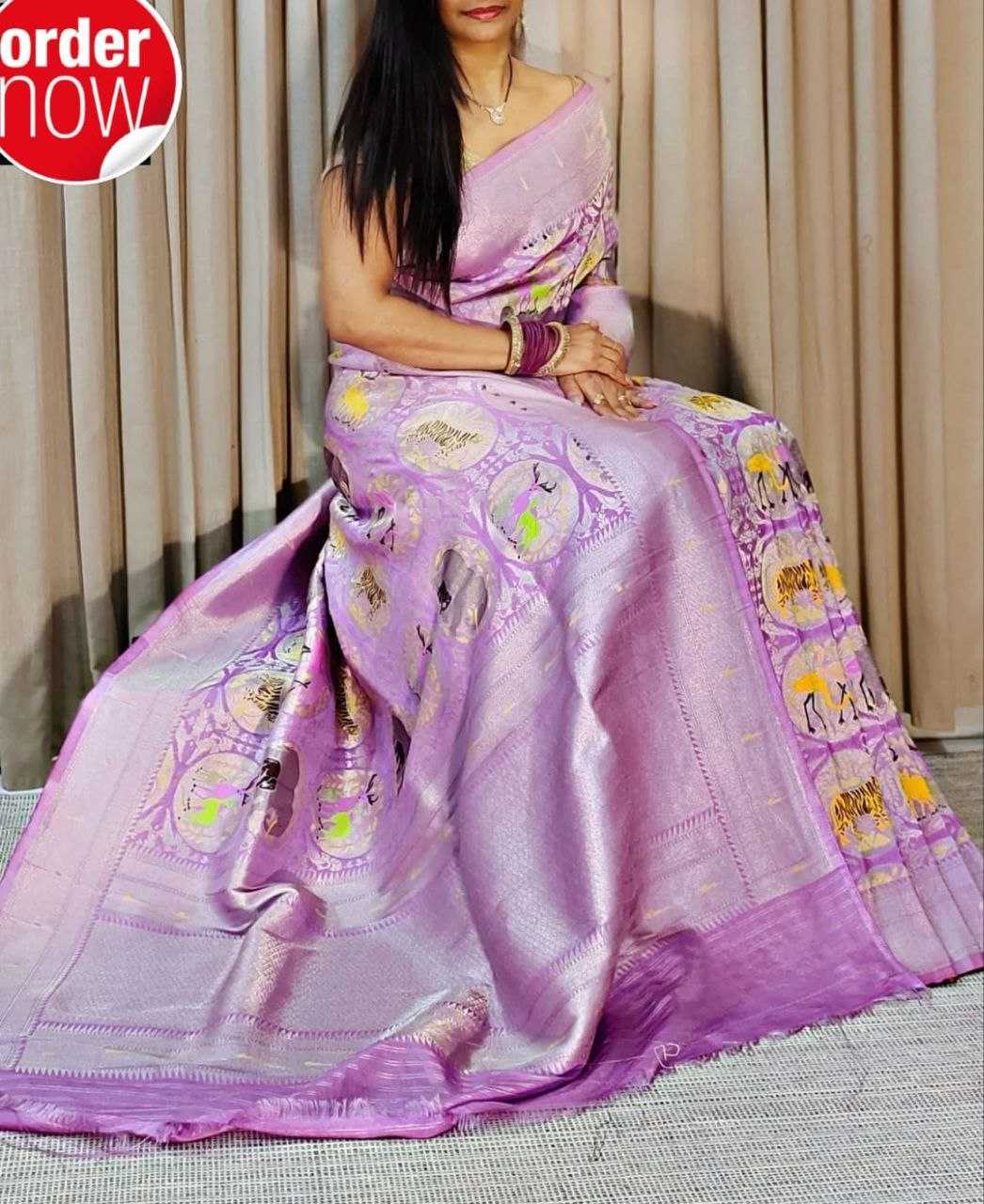 YNF DOLA SILK RIN165 RRI10 SILK SAREES WHOLESALE DOLA SILK ZARI BORDER SILK POCHAMAPALLY PRINTED SILK SAREES MANUFACTURER