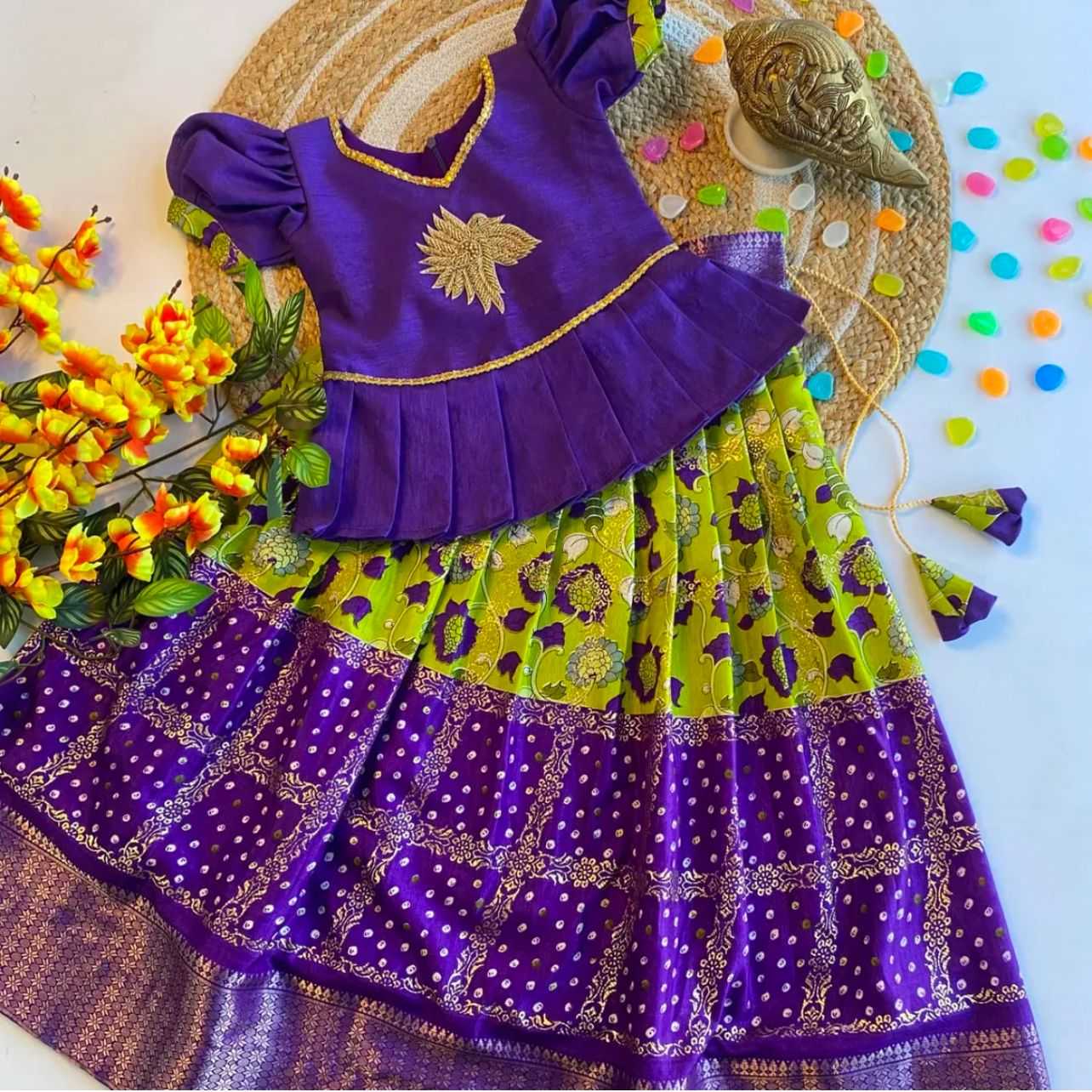 YNF DOLA SILK RIN192 8067 KIDS WEAR WHOLESALE GIRL LEHENGA CHOLI KIDS WEAR MANUFACTURE