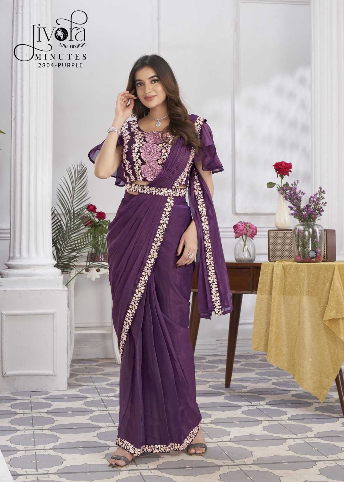 YNF GEORGETTE JIVORA RIN195 Minutes CLOTHING BRANDS WHOLESALE SAREES MANUFACTURER