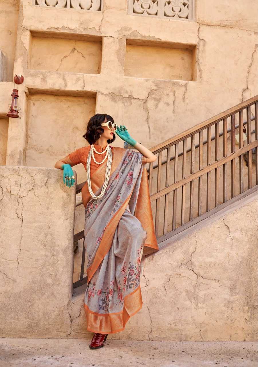 YNF GEORGETTE RAJ TEX KESH235 K.U.R.O CLOTHING BRANDS WHOLESALE SAREE MANUFACTURER