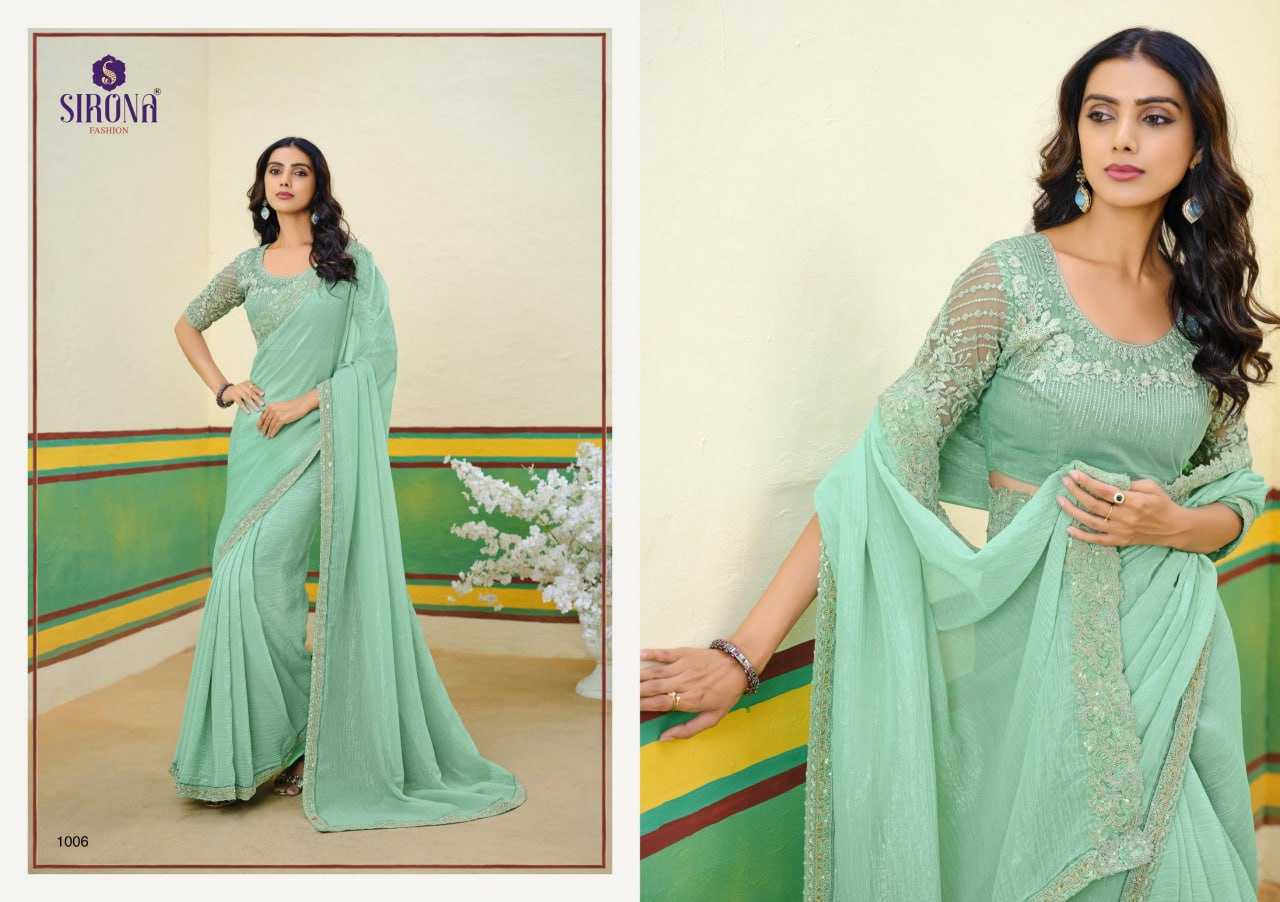 YNF GEORGETTE SIRONA FASHION KESH113 Arisaa CLOTHING BRANDS WHOLESALE SAREES MANUFACTURER