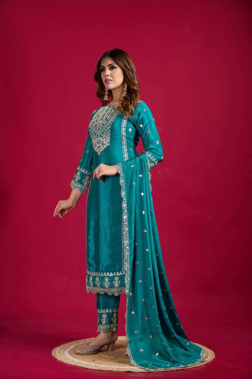 YNF KESH128 5001 SUITS & DRESSES WHOLESALE EMBROIDERY PARTY WEAR LADIES ZARI SUITS MANUFACTURER